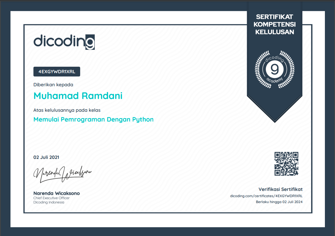 Memulai Pemrograman dengan Python